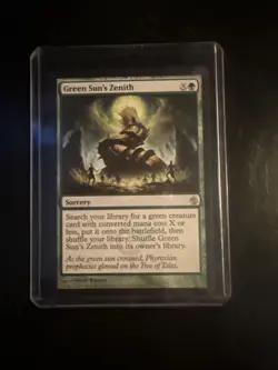 Green Sun's Zenith - Mirrodin Besieged #81/155 MTG Magic The Gathering - Image 1