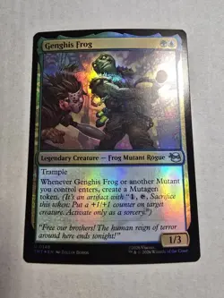 Genghis Frog #148 (Foil) (NM) TMT Magic MTG - Image 1