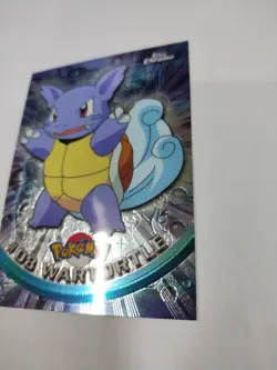 MINT/Nm Wartortle #08 Pokemon Topps Chrome Holo Foil TV Animation Vintage - Image 2