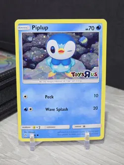 Pokemon Card TCG Piplup 32/156 Holo Foil Exclusive Rare Toys R Us Promo Card NM - Image 3