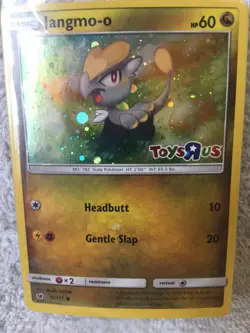 Pokemon Promo Jangmo-o TRU Exclusive Card Sealed Mint RARE HTF Toys R Us Canada - Image 1