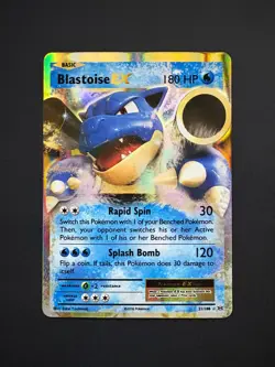 Blastoise EX 21/108 Pokemon Evolutions Ultra Rare EX Near Mint (NM) 2016 - Image 1