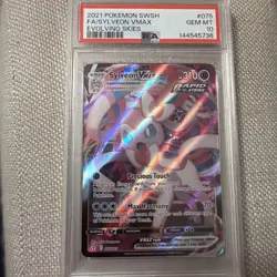 2021 Pokemon Sword & Shield Evolving Skies Fa Sylveon Vmax #075 PSA 10 - Image 1