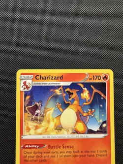 Pokemon TCG Charizard 025/185 SWSH04: Vivid Voltage Rare Near Mint - Image 3