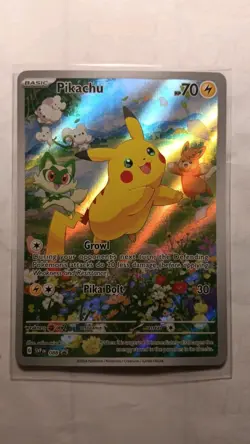 Pikachu SVP 088 Black Star Promo Scarlet & Violet Full Art Holo Pokemon TCG NM - Image 1
