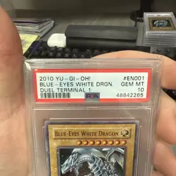Yugioh Blue-Eyes White Dragon DT01-EN001 Duel Terminal 1 PSA 10 - Image 2