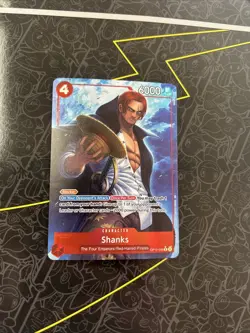 One Piece Legacy of the Master Shanks OP12-008 Alternate Alt Art Rare NM - Image 1