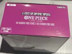 One Piece TCG OP-11 a Fist of Divine Speed Booster Box (Unsealed By Bandai) - Image 2