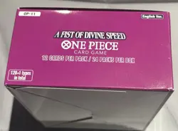 One Piece TCG OP-11 a Fist of Divine Speed Booster Box (Unsealed By Bandai) - Image 4