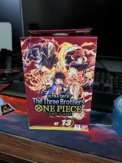 One Piece TCG English The Three Brothers Ultra Starter Deck ST-13 New Sealed - Image 1