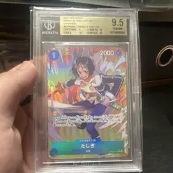 Bandai Tashigi OP06-050 Wings of the Captain R Foil BGS 9.5 One Piece 2023 - Image 1