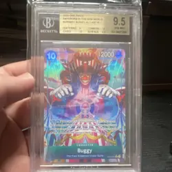 Bandai Buggy OP09-051 Emperors in the New World Alternate Art BGS 9.5 2024 - Image 1