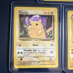 Pokemon TCG Pikachu, Raichu Base Set, Lot 3 Cards - 1999 Wizards - Image 3