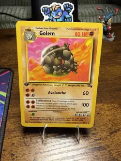 Pokemon TCG Fossil Golem 1st Edition Uncommon Card 36/62 - Image 1