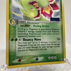 Vintage Meganium Ex Unseen Forces Reverse Holo Pokemon Card #9 2005 Authentic - Image 3