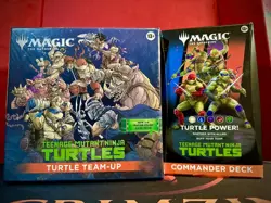 Sealed MTG TMNT Set – x1 Turtle Team-Up Box + x1 Turtle Power Commander Deck - Image 1