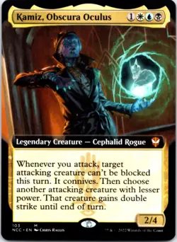 Kamiz, Obscura Oculus (Extended Art) Commander: Streets of New Capenna, 103 NM - Image 1
