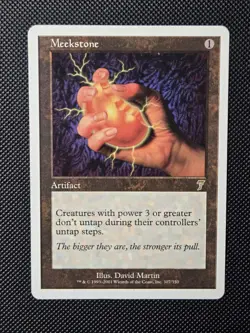 Meekstone - Magic The Gathering 7th Edition - Regular Lightly Played - Image 2