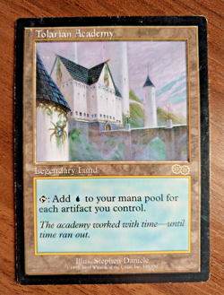 1x Tolarian Academy - MP - Urza's Saga - SPARROW MAGIC mtg - a - Image 1