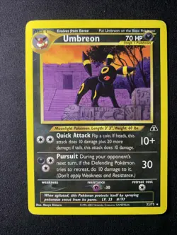 Pokemon! Umbreon - Neo Discovery - Non Holo - 32/75 - MP! - Image 1