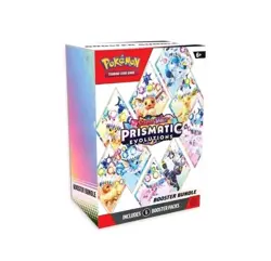 Pokemon Scarlet & Violet-Prismatic Evolutions Booster Bundle (6 Packs) Sealed - Image 1