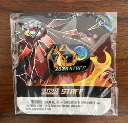 EUIC 2026 Pokemon Staff Pin (M Charizard Y) - Image 1