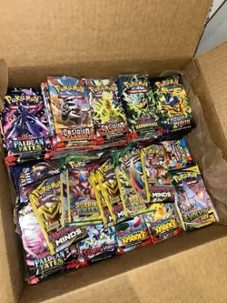 Big Pokemon Bulk Lot of Opened Packs (READ DESCRIPTION) Pokemon TCG - Image 1