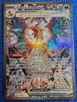 Pokemon TCG Obsidian Flames Charizard EX 223/197 - Image 1