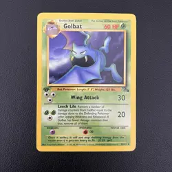 Pokemon TCG Golbat Fossil 34/62 Uncommon 1st Edition - LP - Image 1