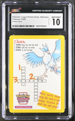 Pokemon CGC GEM MINT 10 Articuno Zapdos Moltres Black Star Promo Insert - Image 1