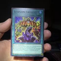 Yugioh Ectoplasmic Fortification MZMU-EN008 Secret Rare 1st Edition - Image 1