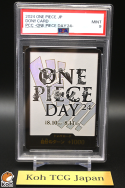 PSA 9 One Piece Day 24 Promo DON Card Luffy 2024 Foil PCC SR Japanese One Piece - Image 1