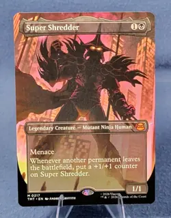Magic the Gathering - Super Shredder Borderless - #0217 - MYTHIC - TMNT - NM/M - Image 1