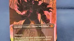 Magic the Gathering - Super Shredder Borderless - #0217 - MYTHIC - TMNT - NM/M - Image 3