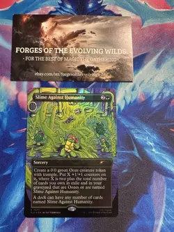 Slime Against Humanity Secret Lair Foil Super Rare Chase TMNT 7077 - Image 1