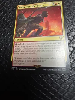 MTG Taunt from the Rampart Tales of Middle-earth Commander 0071 NM - Image 1