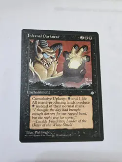 Infernal Darkness X1 Ice Age NM To Mt Mtg - Image 1