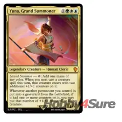 Yuna, Grand Summoner M/NM Magic: The Gathering MTG Final Fantasy Commander - Image 1