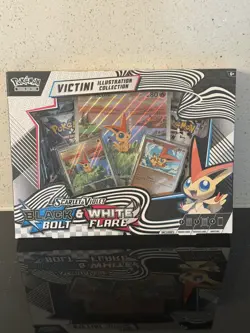 Pokemon TCG: White Flare & Black Bolt - NEW Victini Illustration Collection Box - Image 1