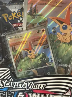 Pokemon TCG: White Flare & Black Bolt - NEW Victini Illustration Collection Box - Image 2