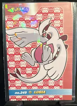 Rare Pokemon Shiny Full Art #249 Lugia Low Pop Cracked Ice Holo Card ⭐ - Image 1