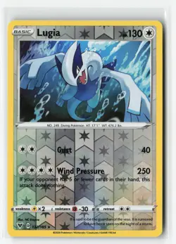LUGIA 132/185 VIVID VOLTAGE REVERSE HOLO POKEMON TCG NM-LP - Image 1