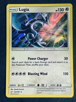 Lugia 131/181 Sm-Team Up Holo Rare Pokemon Card NM - Image 2