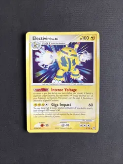 Pokemon TCG Electivire 3/130 Diamond & Pearl Cosmos Holo Rare 2007 - LP+ - Image 1