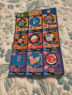 Pokemon Cards Complete Set 1999 Uncut Sheets Burger King 1-20 NM - Image 3