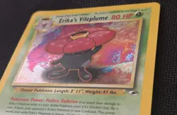 2000 Pokemon Gym Heroes Erika’s Vileplume Holo Lightly Played No. 5/132 - Image 2