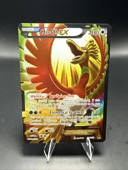 Pokemon Ho-Oh EX 121/122 Full Art Ultra Holo Rare XY Breakpoint A - Image 1