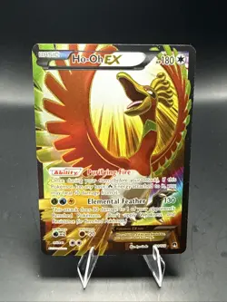 Pokemon Ho-Oh EX 121/122 Full Art Ultra Holo Rare XY Breakpoint A - Image 2