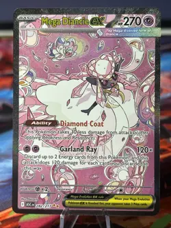 Pokemon Mega Diancie EX 282/217 SIR Special Illustration Rare Ascended Heroes NM - Image 1