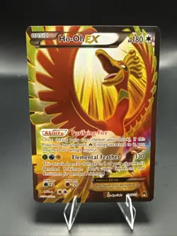 Pokemon Ho-Oh EX 121/122 Full Art Ultra Holo Rare XY Breakpoint - Image 1